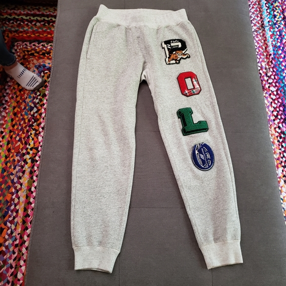 Polo Ralph Lauren Other - Polo Ralph Lauren yale patch spellout sweatpants